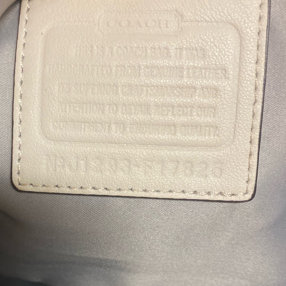 Coach Cream Vintage Chelsea Leather Convertible Crossbody Bag F17825 - Picture 12 of 14